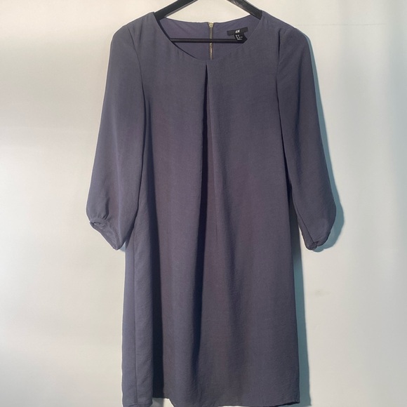 H&M - Grey shift dress. Size 8 - Picture 1 of 9